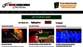 What Guitarlessonworld.com website looked like in 2021 (2 years ago)