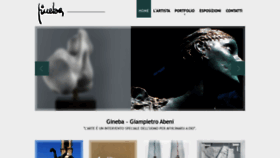 What Gineba.it website looked like in 2021 (2 years ago)