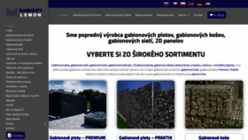 What Gabionove-ploty.sk website looked like in 2021 (2 years ago)