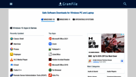 What Gramfile.com website looked like in 2021 (2 years ago)