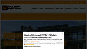 What Goldenwindows.com website looked like in 2021 (2 years ago)