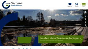What Garbsen.de website looked like in 2021 (3 years ago)