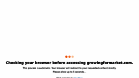 What Growingformarket.com website looked like in 2021 (2 years ago)