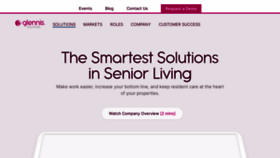 What Glennissolutions.com website looked like in 2021 (2 years ago)