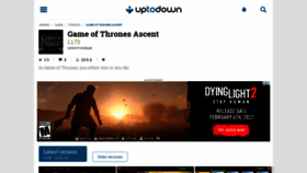 What Game-of-thrones-ascent.en.uptodown.com website looked like in 2021 (2 years ago)