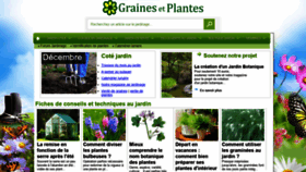 What Graines-et-plantes.com website looked like in 2021 (2 years ago)