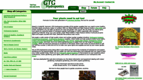 What Gtghydroponics.com website looked like in 2021 (2 years ago)