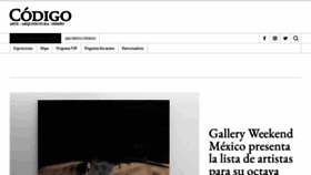 What Galleryweekendmexico.com website looked like in 2021 (2 years ago)