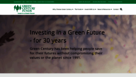 What Greencentury.com website looked like in 2021 (2 years ago)
