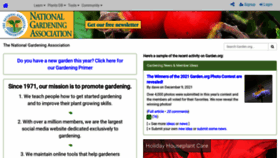 What Garden.org website looked like in 2021 (2 years ago)