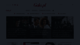 What Gala.pl website looked like in 2021 (2 years ago)