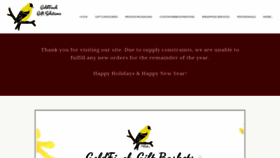 What Goldfinchgiftbaskets.com website looked like in 2021 (2 years ago)