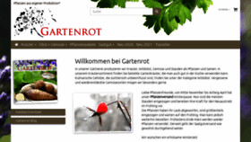 What Gaertnerei-gartenrot.de website looked like in 2021 (2 years ago)
