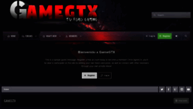 What Gamegtx.com website looked like in 2021 (2 years ago)