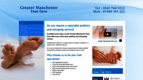 What Gmfootcare.co.uk website looked like in 2021 (2 years ago)