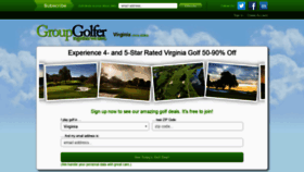 What Groupgolfer.com website looked like in 2022 (2 years ago)