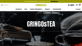 What Gringostea.cz website looked like in 2022 (2 years ago)