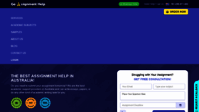 What Goassignmenthelp.com.au website looked like in 2022 (2 years ago)