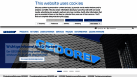 What Gedore.com website looked like in 2022 (2 years ago)