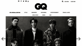 What Gqkorea.co.kr website looked like in 2022 (2 years ago)