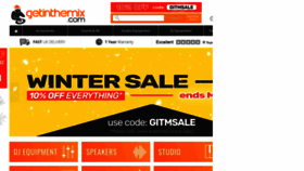 What Getinthemix.com website looked like in 2022 (2 years ago)