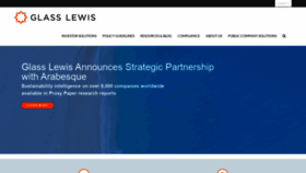 What Glasslewis.com website looked like in 2022 (2 years ago)