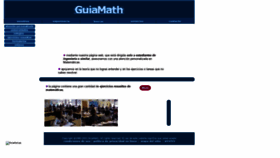 What Guiamath.net website looked like in 2022 (2 years ago)