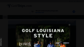 What Golftrips.com website looked like in 2022 (2 years ago)