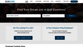 What Gulfjobs.com website looked like in 2022 (2 years ago)