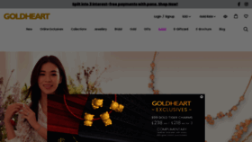 What Goldheart.com website looked like in 2022 (2 years ago)