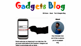 What Gadgetsblog.org website looked like in 2022 (2 years ago)
