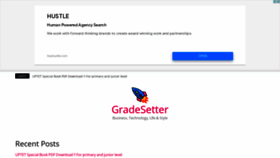 What Gradesetter.com website looked like in 2022 (2 years ago)