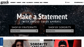 What Greekgear.com website looked like in 2022 (2 years ago)