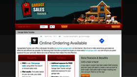 What Garagesalestracker.com website looked like in 2022 (2 years ago)