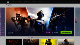 What Gog.com website looked like in 2022 (2 years ago)