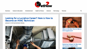 What Gethow.org website looked like in 2022 (3 years ago)