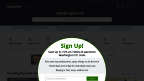 What Groupon.com website looked like in 2022 (2 years ago)