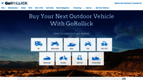 What Gorollick.com website looked like in 2022 (2 years ago)