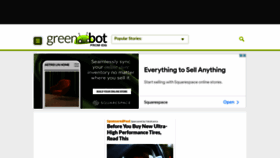 What Greenbot.com website looked like in 2022 (2 years ago)
