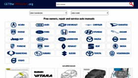 What Getthemanuals.org website looked like in 2022 (3 years ago)