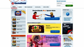 What Gameduell.de website looked like in 2022 (2 years ago)