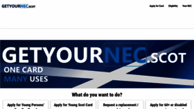 What Getyournec.scot website looked like in 2022 (2 years ago)