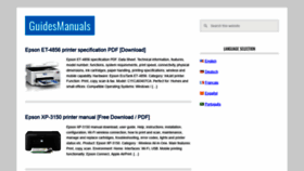 What Guidesmanuals.com website looked like in 2022 (2 years ago)