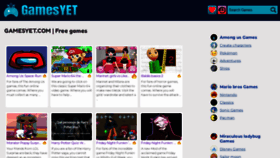 What Gamesyet.com website looked like in 2022 (2 years ago)