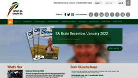 What Grainsa.co.za website looked like in 2022 (2 years ago)