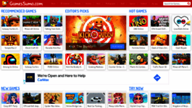 What Gamessumo.com website looked like in 2022 (2 years ago)