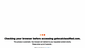 What Golocalclassified.com website looked like in 2022 (2 years ago)
