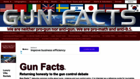 What Gunfacts.info website looked like in 2022 (2 years ago)