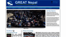 What Greatnepal.com website looked like in 2022 (2 years ago)