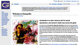 What Gynopedia.org website looked like in 2022 (2 years ago)